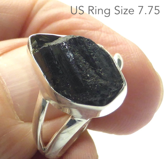 Pele Black Tourmaline Ring – One Tribe Jewelry